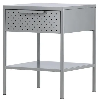 Immagine prodotto di Comodino Sacs 1 cassetto 1 ripiano grigio chiaro.