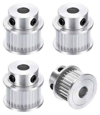 4x GT-2 30T Zahnriemenscheibe Alu 6,35 mm Bohrung 30 Zähne