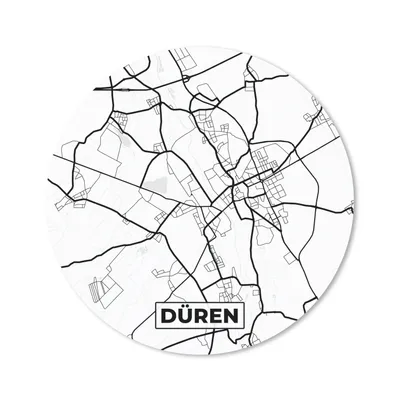 Produktbild von MuchoWow® Mauspad Mousepad Düren - Stadtplan - Karte 50x50 cm - Mousepads - Maus Mat - Pad - Mausunterlage - Vinyl