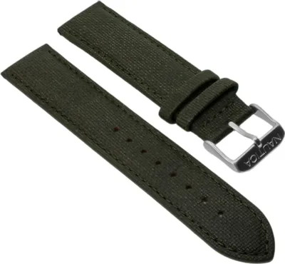 Produktbild von Nautica Herren Uhrenarmband 20mm grün Leder A11108G A18685G A16579G
