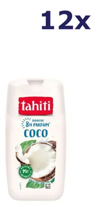 Produktbild von 12 Stück Tahiti Duschgel Kokos, 250 ml
