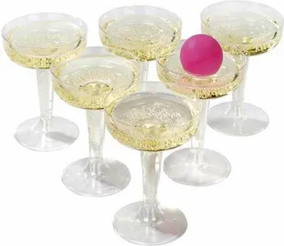 Obrázok produktu pre Hra Prosecco Pong 15-dielna farebná - jedna veľkosť pre všetkých