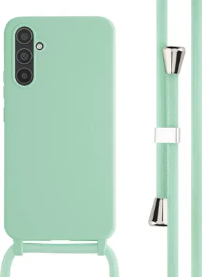 Immagine prodotto di Custodia in silicone imoshion con cinturino Samsung Galaxy A34 (5G) - Verde menta