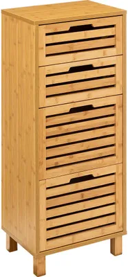 Produktbild von 5five Simply Smart | Stehender hoher Badezimmerschrank SICELA mit 4 Schubladen, 40 x 30 x 97,5 cm