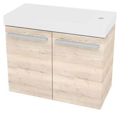 Productafbeelding van Kolpa KIKI kast met wastafel, model OUK 60 CW