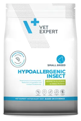 Produktbild von VET EXPERT Hypoallergenic Insect - trockenfutter für Hunde - 2kg