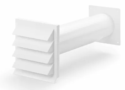 Produktbild von Naber K-Klima-R 100 100 Mauerkasten, weiß  - Lüftungstechnik
