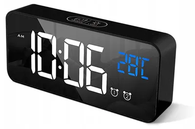 Produktbild von HOMVILLA 8808 Digitaler LED Wecker mit Temperaturanzeige