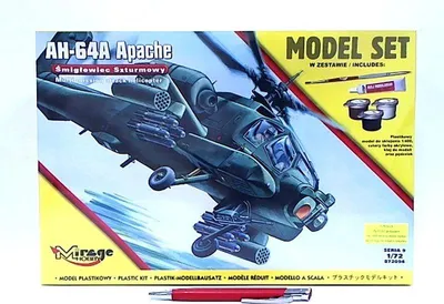 Zdjęcie produktu dla Mirage zest.d/sklej.HelicopterAH-64A Apache 872094