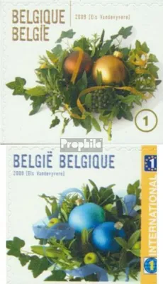 Produktbild von Briefmarken Belgien 2009 Mi 4027Er-4028Er (kompl.Ausg.) postfrisch Weihnachten