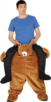 Produktbild von Carry Me Kostüm Plüsch Bär für Fasching Größe: One Size