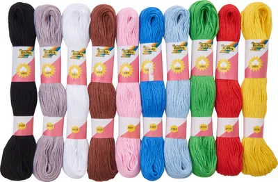 Immagine prodotto di XXL Sticktwist "Basic", 10 bobine da 40 m ciascuna