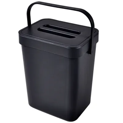 Obrázek produktu pro Domácí kompostér s rukojetí, 5l, černá barva