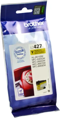 Produktbild von Brother LC-427Y, Gelb, 1 Stück(e), 1500 Seiten, Einzelpackung