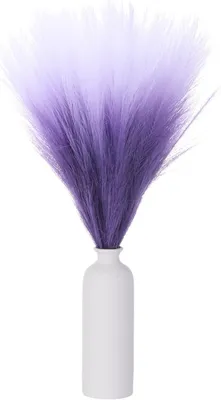 Obrázok produktu pre Umelá pampová tráva 45 cm, 6 kusov, fialový prechod, pre dekoráciu