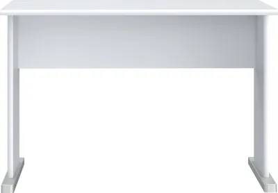 Produktbild von Schreibtisch für das Büro und Home-Office, aus der Serie TEMPRA 2, in Weiß