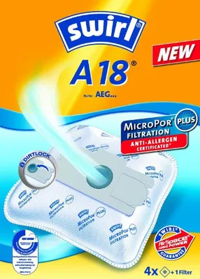 Zdjęcie produktu dla Swirl A 18 MicroPor, AEG Vampyr 400 - 499, Compact, Exquisit 1100, Exquisit 1200, 5 szt., 1 szt.