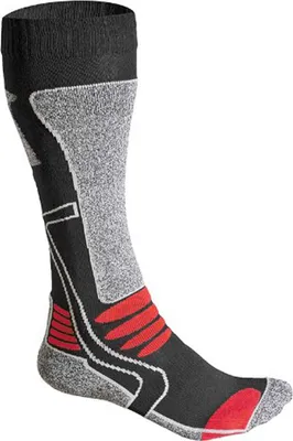 Produktbild von F-LITE Socken "E200", 41% Polyester, 30% Polypropylene, 20% Polyamide, 7% Baumwolle, 2% Elasthan, schwarz/rot, Atmungsak