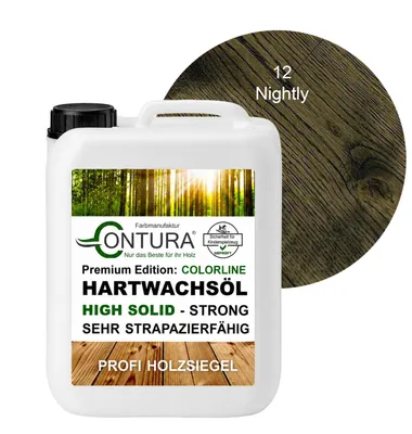 Produktbild von Contura 1 Liter FARBIGES Hartwachsöl Colorline Premium Hartwachs - 12 Nightly