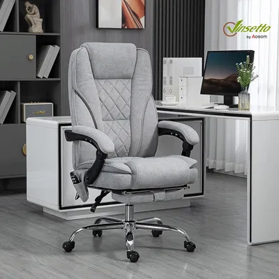 Zdjęcie produktu dla Krzesło biurowe z funkcją masażu - Ergonomiczne krzesło biurowe - Krzesło do masażu