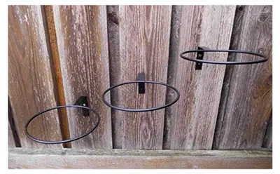 Produktbild von 3er Set Wandtopfhalter 17,5 cm Eisen Blumenhalter