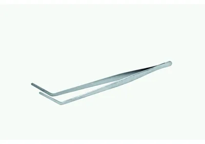 Produktbild von Schneider Angewinkelte Edelstahl Garnierpinzette 20 cm für Küche und Bäckerei