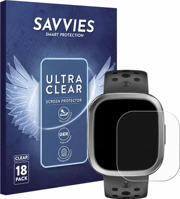 Produktbild von 18x Für YYKY Smartwatch 1.72" Schutzfolie Savvies Displayschutz Display Schutz Folie Klar Transparent