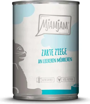 Immagine prodotto di Mjamjam 400gx6 capra tenera e carota Cat