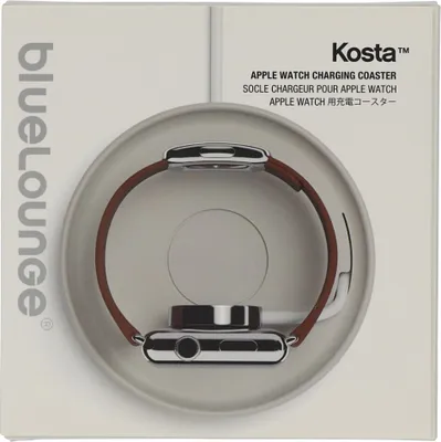 Produktbild von Bluelounge Kostas Coster Untersetzer für Smartwatch Apple Watches Uhr grau