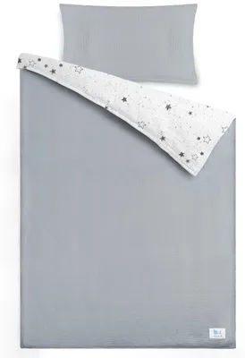 Zdjęcie produktu dla Komplet pościeli dla dzieci - bawełna muselina - 100 x 135 cm