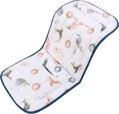 Produktbild von Famanu Sitzkissen für Kinderwagen - Atmungsaktiv, 32x80 cm
