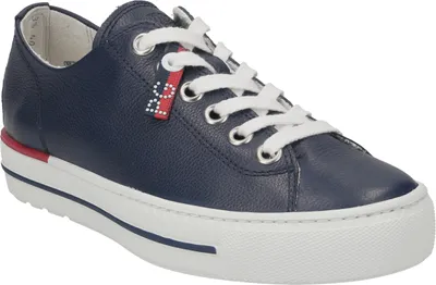 Produktbild von Paul Green Sneaker 4760-033, Glattleder, Blau, Damen