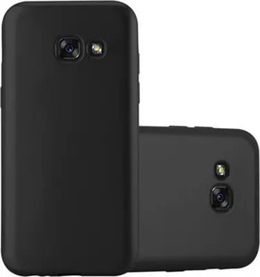 Image de Cadorabo Housse pour Samsung Galaxy A3 2017 Housse en noir Housse pour portable TPU silicone Etui Cover Case