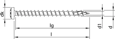 Produktbild von Heco -TOPIX-plus 3, 5 x 25, Rundkopf, T-Drive, VVG, A3K