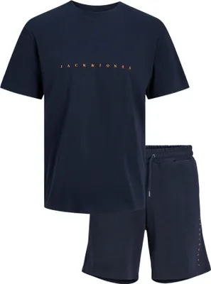 Image de Jack & Jones Star Pyjama à manches courtes Bleu XL Hommes Bleu XL