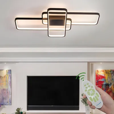 Obrázek produktu pro Moderní stmívatelná LED stropní lampa s dálkovým ovládáním