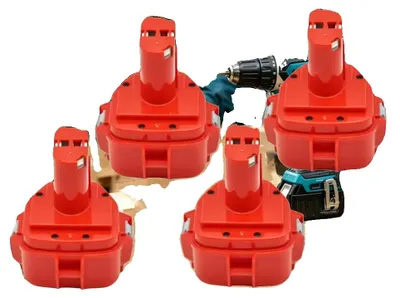 Immagine prodotto di Batteria di ricambio per utensili, 12V, capacità 9800mAh, modello PA12-9.8AH-4PCS