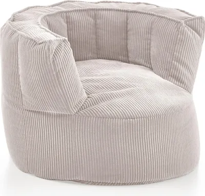 Produktbild von xonox.home Snuggle Sitzsack groß beige Cord B/H/T: 95x65x95cm