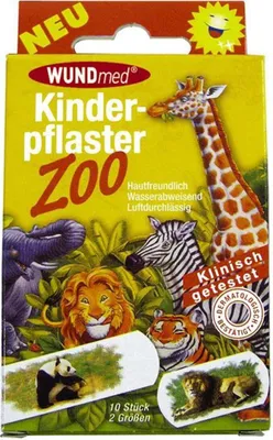 Produktbild von WUNDMED Kinderpflaster Zoo 10er
