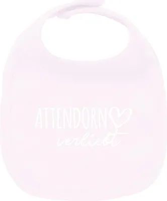 Produktbild von Huuraa Unisex Babylatz Attendorn verliebt Geschenk Babypink  Baumwolle Attendorn Mitbringsel