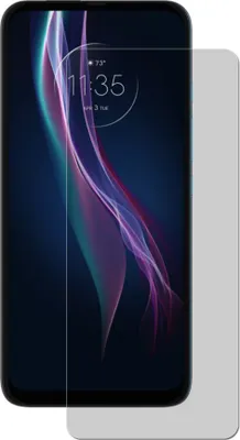 A screen protector is shown on top of a smartphone screen.