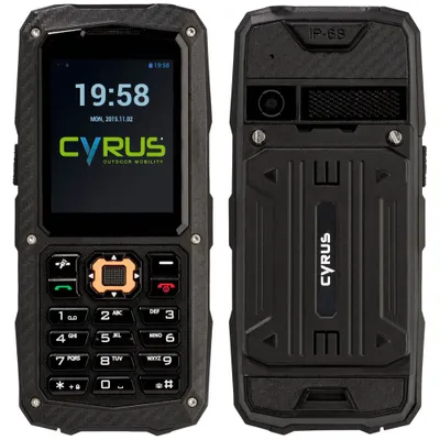 Produktbild von Cyrus CM 8, Balken, Dual-SIM, 5,59 cm (2.2"), 1,3 MP, 1700 mAh, Schwarz