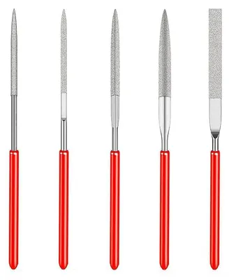 Immagine prodotto di Set di 5 lime diamantate mini, ideali per lavori di precisione