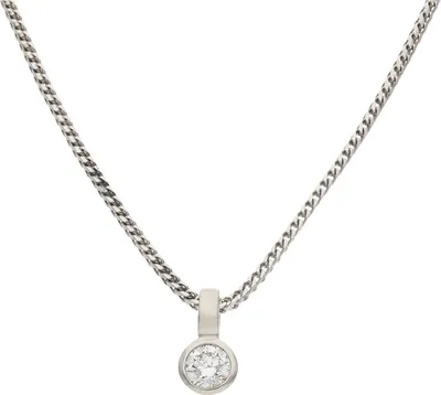 Produktbild von JuwelmaLux Anhänger 585/000 (14 Karat) Weißgold mit Brillant JL30-02-3068