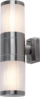 Produktbild von LED Wandlampe, Edelstahl, H 38 cm