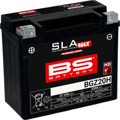 Produktbild von BS-Battery Batterie SLA-MAX HD BGZ20H / BTX20H