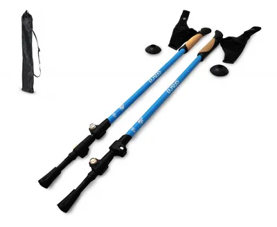 Produktbild von Trekkingstöcke TREKING 65-135 cm blau
