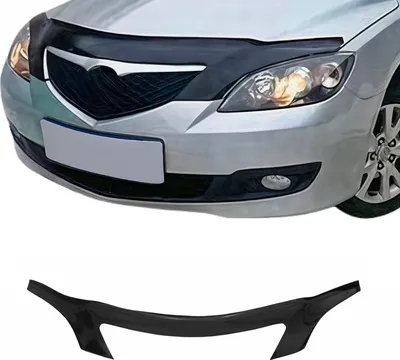 Zdjęcie produktu dla Moskitiera do maski samochodu Mazda 3 2003-2009 Hatchback ciemna