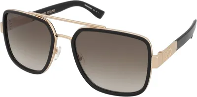Produktbild von Dsquared2 D2 0060/S Gold black 2 58/19/140 Herren Sonnenbrillen