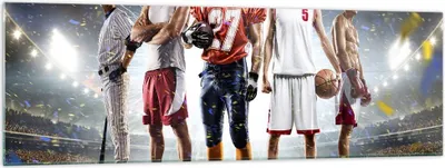 Produktbild von Bilder auf glas - Sport Sportler - 160x50cm - Glasbilder - Wandbilder - Kunstdruck - zum Aufhängen bereit - Wanddekoration aus Glas - Glas Bilder - Wandbild auf Glas - Einteilig - GAB160x50-3873